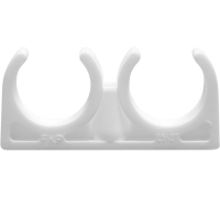 Опора для труб полипропиленовая VALFEX 25/27 мм двойная 10106025