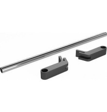 Полотенцедержатель для радиатора Royal Thermo 6 секций 16х415 мм черный НС-1199157