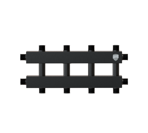 Коллектор распределительный Royal Thermo на 6-7 выходов Ду 25 с кронштейнами 1226137