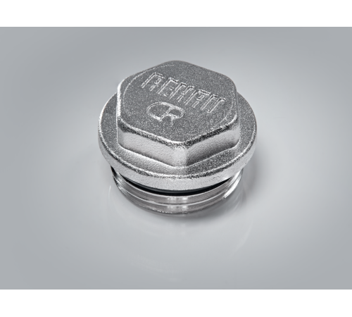 Заглушка латунная REHAU G1 никелированная 12084411001