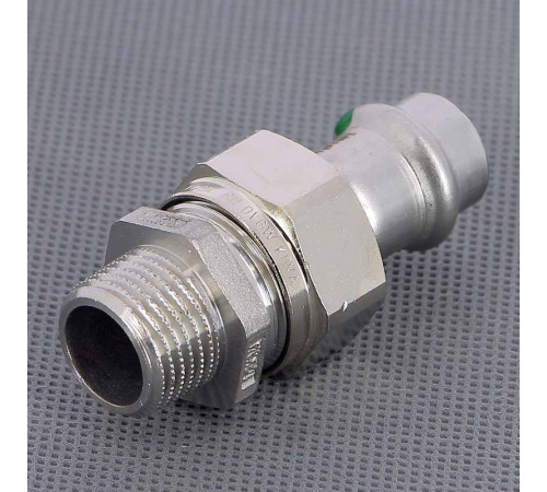 Муфта переходная пресс-В Viega Sanpress Inox нержавеющая сталь 15x3/4 436582