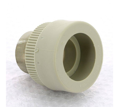 Муфта полипропиленовая FV-Plast с наружной резьбой 63x2 215063
