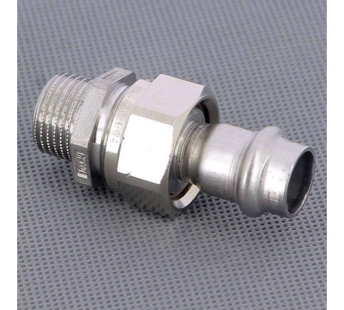 Муфта переходная пресс-В Viega Sanpress Inox нержавеющая сталь 15x3/4 436582