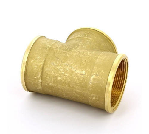 Тройник латунный Tiemme 2 ВР 1500120