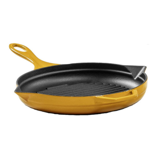 Сковорода-гриль чугунная Hosseven HS Y GTV 28 YELLOW 28 см А752528