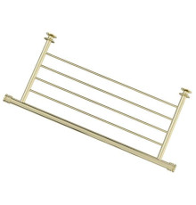 Полка для полотенцесушителя Сунержа прямая 4 перекладины 538x240 мм шампань 020-2012-4470