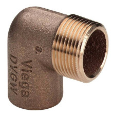 Угол 90° бронзовый Viega пайка-НР 18х3/4 133108