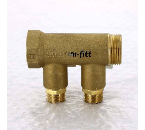 Коллектор Uni-Fitt 1 НВ 2 выхода 1/2 Н 40 мм 424G4220