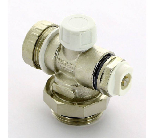 Дренажная группа Uni-Fitt 1 с ручным воздухоотводчиком никелированная 460M4000