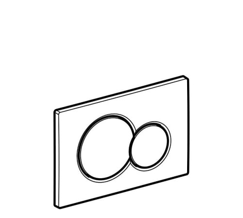 Клавиша смыва Geberit Sigma01 двойной смыв глянцевый хром 115.770.21.5