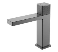 Смеситель для раковины автоматический Boheme Quad оружейная сталь 159-GM