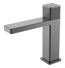 Смеситель для раковины автоматический Boheme Quad оружейная сталь 159-GM