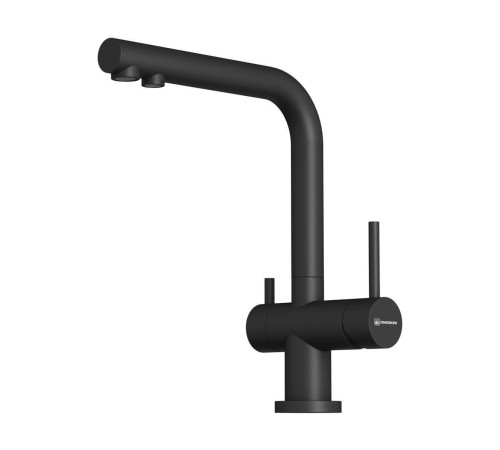 Смеситель для кухни Omoikiri Nagano-P-BL с подключением фильтра черный 4974047