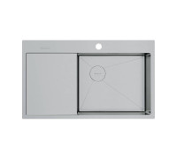 Кухонная мойка Omoikiri Akisame 86-R Side-IN 86x51 см нержавеющая сталь 4997042