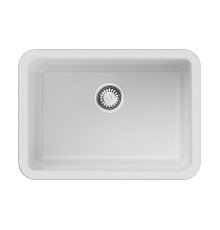 Кухонная мойка Omoikiri Torishima 67-U/I-WH Glossy Natceramic 67.3x48.3 см белый 4993866