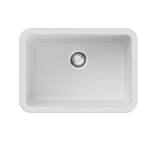 Кухонная мойка Omoikiri Torishima 67-U/I-WH Glossy Natceramic 67.3x48.3 см белый 4993866