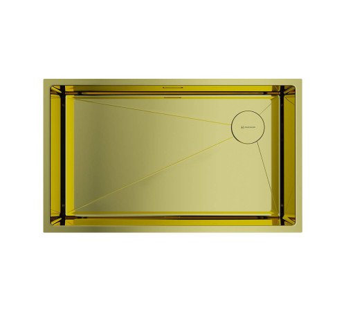Кухонная мойка Omoikiri Taki 74-U/IF Side-LG 74x44 см светлое золото 4993171