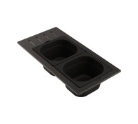 Контейнер для мойки Omoikiri DC-02-2-GB нержавеющая сталь графит 4999076