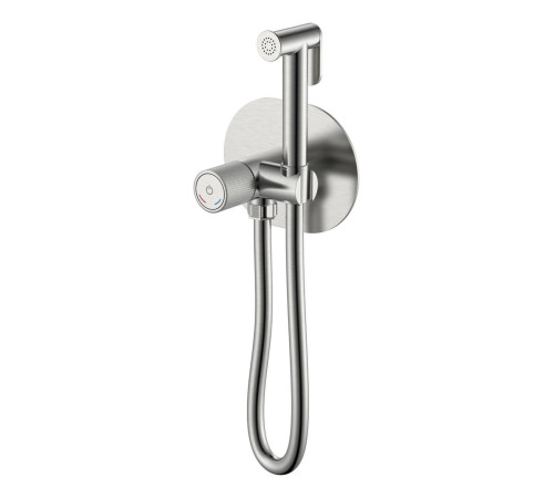 Гигиенический душ со смесителем и встроенной частью Boheme Tech шланг 120 см nickel brush 157-NB