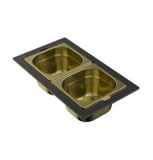 Контейнер Omoikiri DC-04-2-LG нержавеющая сталь светлое золото 4999086