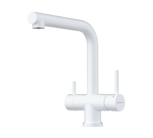 Смеситель для кухни Omoikiri Takamatsu-S-PW с выдвижным изливом под фильтр Pure White 4994357