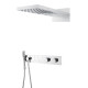Душевой комплект встраиваемый Boheme Zodiac с термостатом верхним и ручным душем chrome 133-CR