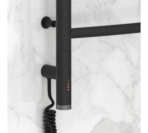 Полотенцесушитель электрический Сунержа Галант 3.0 432x624 мм левый тёмный титан муар 15-5800-5040