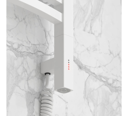 Полотенцесушитель электрический Сунержа Аркус 3.0 630x920 мм правое подключение матовый белый 30-5705-8060