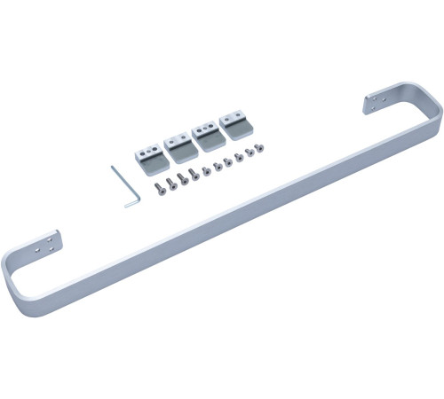 Рейлинг для полотенцесушителя Allen Brau Infinity серебро браш 8.21007.BA-2