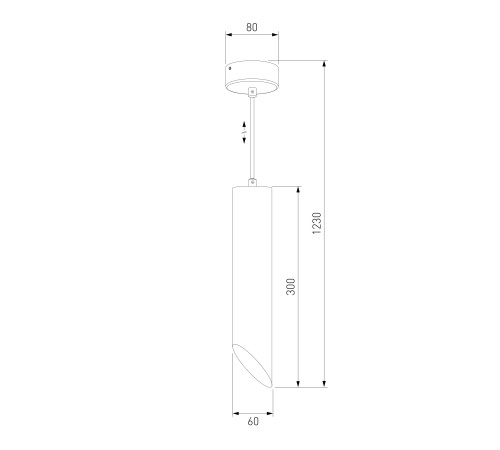 Подвесной светильник 7011 MR16 BK/GD черный/золото