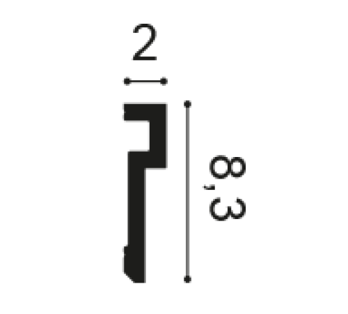 Плинтус Orac Decor PX198 U-STEPS