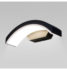 Пылевлагозащиltwbrgtщенный настенный светодиодный светильник Asteria D IP54 1671 Techno LED черный
