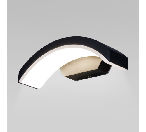 Пылевлагозащиltwbrgtщенный настенный светодиодный светильник Asteria D IP54 1671 Techno LED черный