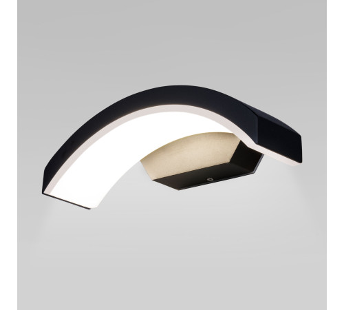 Пылевлагозащиltwbrgtщенный настенный светодиодный светильник Asteria D IP54 1671 Techno LED черный