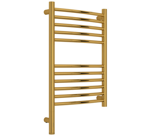 Полотенцесушитель электрический Сунержа Богема 3.1 выгнутая 400x600 мм левое подключение золото глянец 03-6002-6040