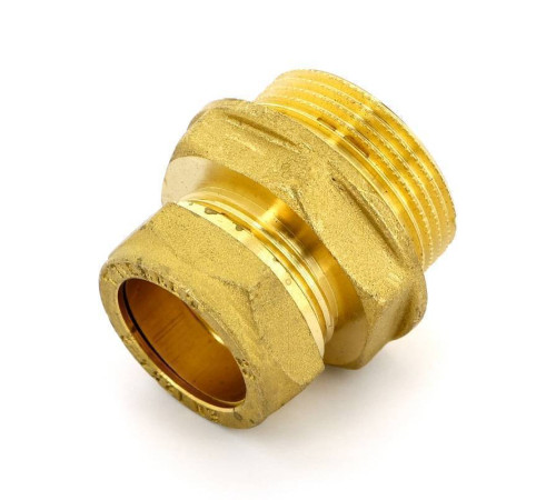 Муфта компрессионная Tiemme 1100 28х1 1/4 наружная резьба 1100100