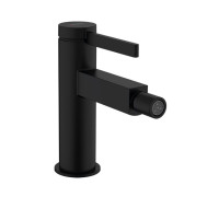 Смеситель для биде Hansgrohe Finoris однорычажный с донным клапаном push-open черный матовый 76200670