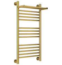 Полотенцесушитель водяной Сунержа Богема+ с 1 полкой 400x800 мм золото 03-0223-8040