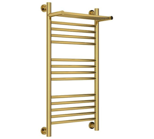 Полотенцесушитель водяной Сунержа Богема+ с 1 полкой 400x800 мм золото 03-0223-8040