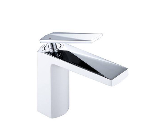 Смеситель для раковины Boheme Venturo белый хром 371-W