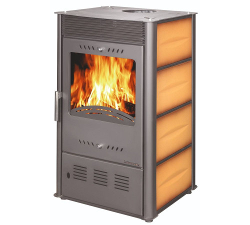 Печь-камин Hosseven ROSE Burgundy А5060