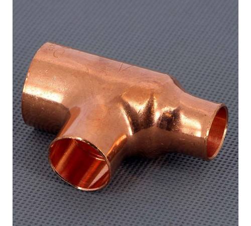 Тройник медный под пайку Viega 28х22х18 мм 122119