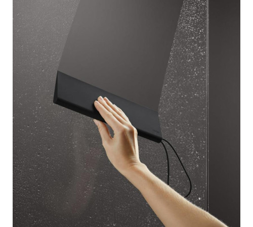 Скребок для душа с настенным держателем KEUCO Universal черный 04959 370000