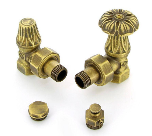 Комплект подключения Carlo Poletti Artistic для радиатора НВ 1/2 угловой KV673/67410MA