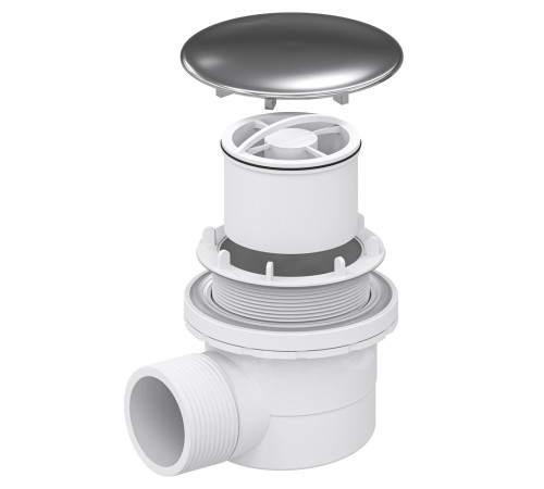 Сифон для душевого поддона RGW Velplex QYD-06 сухой затвор 18241106-01