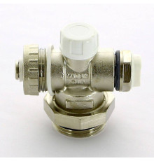 Дренажная группа Uni-Fitt 1 с ручным воздухоотводчиком никелированная 460M4000