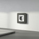 Рамка из металла на 1 пост Platinum черный алюминий W0012608