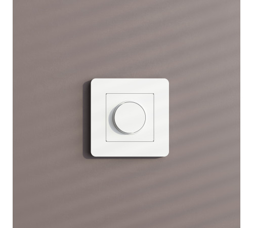 Рамка из поликарбоната на 1 пост Split белый/черный, soft-touch W0013068