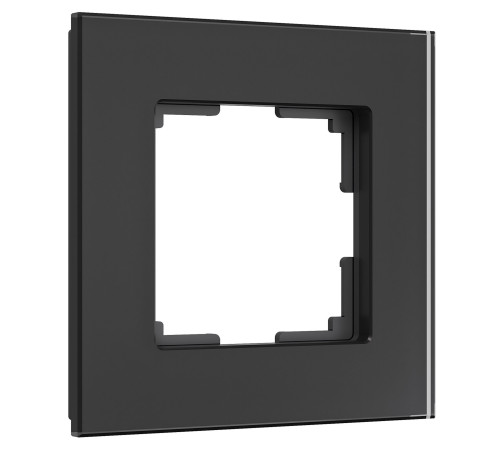 Рамка из стекла на 1 пост Senso черный soft-touch W0013108