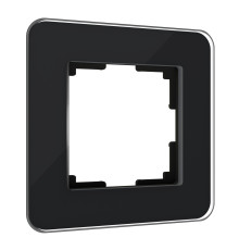 Рамка из стекла на 1 пост Elite черный W0012448